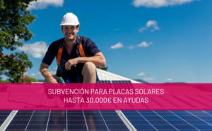 Subvención placas solares
